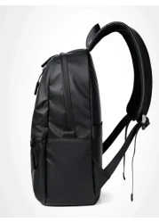 Men s Large Capacity Solid Color Water Proof Backpack For Outdoor Travel Man Bag School Backpack Students School Supplies Book Bag School Bag College School Pencil Case Teacher Christmas Gift College