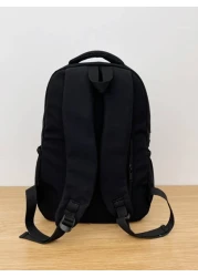 Classic Casual Commuter Travel Shopping Backpack With Large Capacity Rucksack Summer College Bag For Books Multi Functional Dorm University Man Bag School Backpack Holiday Computer Man Black Bag Back