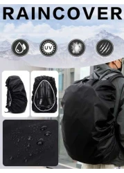Waterproof Backpack Rain Wear Resisting And Durable Cover For Outdoor Travel And Sports 35L Dustproof And Portable Easy To Fold For Outdoor Camping Hiking Travel And Outdoor Activities Perfect Gift Fo