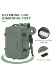 Carry On Backpack Travel Backpacks Flight Approved Large Capacity Nylon Fabric Waterproof Hiking Backpack Outdoor Computer Backpack For Travel Camping Hiking Gift For Mom Dad Daughter Friend New Year