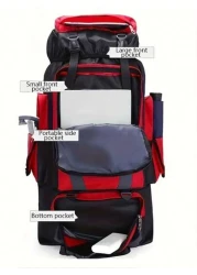 حقيبة سفر قابلة للتعديل، حقيبة ظهر كبيرة السعة، حقيبة سفر متعددة الوظائف،حقيبة دافل متعددة الجيوب، حقيبة تخي