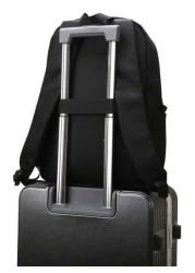 Fashionable And Casual Solid Color Backpack With Adjustable Shoulder Straps Large Capacity Zipper Closure Made Of Waterproof Nylon It s A Simple Yet Versatile And Handsome Backpack For Men Suitable Fo