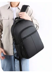 1pc 18 5in 12 6in 6 3in Fashionable Men s Multifunctional Backpack Handbag Shoulder Bag Large Capacity Scratch Abrasion Resistant Material Suitable For Travel Business Trip Commuting Adjustable Should