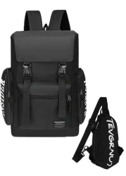 2pcs Set Large Capacity Men Business Backpack Casual Waterproof Travel Laptop Bag Funny Gifts Christmas Holiday Thanksgiving Gifts Vacation Goyard Winter Multi Functional Outdoor Portable Fashionable