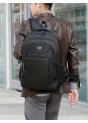 حقيبة ظهر رجالية ذات سعة كبيرة متعددة الوظائف، مصنوعة من قماش أكسفورد، مناسبة للسفر والأعمال