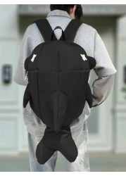 peach tree Large Capacity Men s Backpack Fashionable Minimalist Shark Design Couple Backpack Suitable For High School College Students Commuting Travel Sports Halloween Christmas Gifts Peach Tree Bran