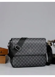 Simple Basic Crossbody Bag Fashion Business Commuter Travel Portable Shoulder Bag Sling Bag Youth Student Satchel Bag Crossbody Bag Graduation Gifts Multi Functional Bag Students Fall Messenger Bag St