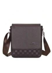 1pc 2024 New Fashion Men s Shoulder Bag Small Crossbody Messenger Bag Business Commuter Bag For Men Wholesale Men Bag Gifts For Men Christmas Winter Retro Bag Vintage Vacation Christmas Gifts Travel E