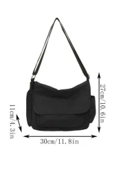 1Pc Retro Style Messenger Bag Crossbody Bag Sling Bag Backpack For High School Students Large Capacity College Bag Summer Thanksgiving Travel Holiday Bag Tote Bag Rider Bag Fanny Pack Bag Camping Slin