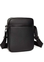 Men Bag Shoulder Bag Crossbody Bag Lychee Pattern Large Capacity Work Bag Weekend Travel College Bag For Books Multi Functional University Bag Casual Thanksgiving Purse Bag PU Material Crossbody Bag C