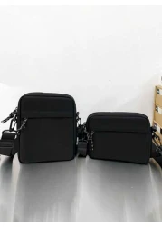 Men s Versatile Solid Color Small Square Bag Sport Casual Outdoor Travel Crossbody Bag Large Capacity Multiple Pockets Shopping Satchel Mobile Phone Coin Simple College Daily Commuting Shoulder Bags H