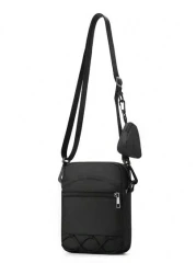 peach tree Nylon Sling Bag For Men Shoulder Crossbody Bag Small Pouch Headphone Holder Casual Lightweight Messenger Bag Business Office Accessory Gift For Teens College Students Christmas Mini Bag Sma