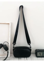 High School Students University Freshman Multifunctional Sling Bag Shoulder Bag Casual Bag Mini Men Letter Embossed Square Bag Handbag For Travel College Outdoors Sports PU Material Goyard Vacation Vi