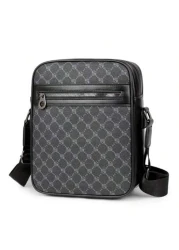 Men s Diagonal Chest Sling Bag Mini Phone Storage Pouch Printed