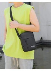 Korean Version Of Leisure Large Capacity Multi Layer Water Proof Crossbody Bag Oxford Cloth Bag Business Bag Collection Wallet Lightweight Fashion White Collar Workers College Work Business Commute Of