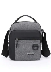 حقيبة كاجوال للرجال من القماش والكتان ، حقيبة كتف ، حقيبة ظهر ، حقيبة صغيرة ، حقيبة رسمية ، هدايا عطلة الشتاء ،