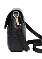 New Large Capacity Bag Female Fashion Senior Texture Female Crossbody Bag With Goddess Single Shoulder Crossbody Bag Pull Head Direction Random