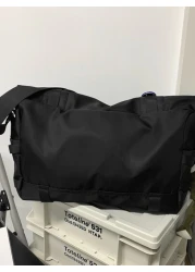 High School Students University Multifunctional Sling Bag Casual Bag Men Buckle Decor Letter Graphic Crossbody Bag With Coin Schoolbag College Outdoor Christmas Men Bag Student Bag College Bag Laptop