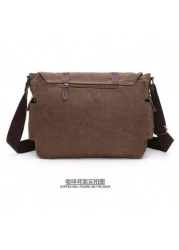 Vintage Casual Multi Functional Messenger Bag Fashion Crossbody Shoulder Bag For Men