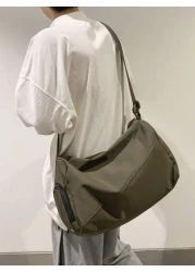 Men s Plus Size Diagonal Crossbody Bag Sports Travel Shoulder Bag Suitable For Outdoor And Daily Commute