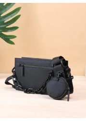 2pcs Men s Fashion Shoulder Bag Crossbody Bag Set For Party Travel Festival Purse Vintage Side Bags For Men