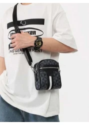 حقيبة كروس بدي خفيفة الوزن للرجال لقراءة الهاتف ، حقيبة كتف صغيرة للاستخدام في الأماكن المفتوحة ، مناسبة للعو