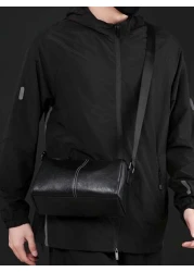 Fashionable Men s Bucket Bag Shoulder Bag Casual Messenger Bag Small Suitable For Travel Commuting Back To School