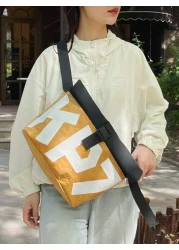 حقيبة كتف ذات سعة كبيرة وعصرية للجنسين للاستخدام اليومي والرياضة والسياحة والسفر والدراسة