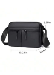 Men s Casual Lightweight One Shoulder Backpack New Multi Pocket Large Capacity Commuter Backpack