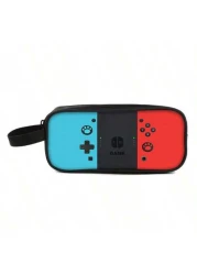 Game Console Pattern Printed Hand Held Double Layer Pen Bag