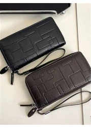 محفظة عملية أنيقة متعددة الاستخدامات، محفظة لحمل بطاقات البنك للسفر والتسوق الكاجوال للرجال