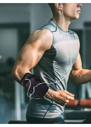 1PC Universal Waterproof Mobile Phone Arm Bag With Double Layer Zipper The Perfect Outdoor Sports Arm Bag For Men Women Adjustable Band For Running Hiking Cycling More Securely Store Your Mobile Phone