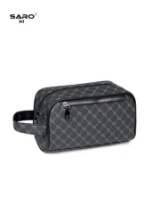 saroxi محفظة ذات سعة كبيرة ، كلاتش، حقيبة يد متنقلة مقاومة للخدش مناسبة للعمل والسفر والمواصلات والمدرسة ، بتصمي