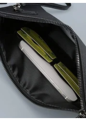 حقيبة رجالية جديدة، بسيطة وأنيقة، ذات سعة كبيرة، حقيبة مغلفة أعمال للمناسبات الرسمية واليومية ، حقيبة متعددة