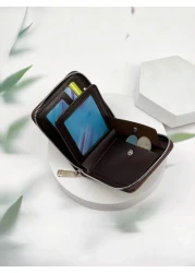 HOVI'S حدث منظر مظهرك بمحافظ رجالية جلدية أعمال عصرية محفظة قصيرة