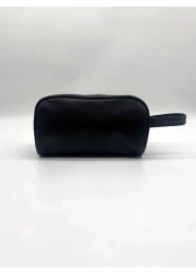 Business Waterproof Pu Storage Bag Great For Business Trip Toiletry Storage Hand Carry Wrist Bag Tool Bag With Large Capacity Keep Your Belongings Organized And Portable Black Bag Chest Bag Hip Bag Gi