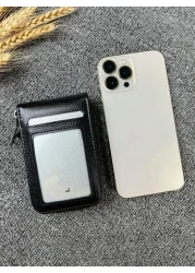 HOVI'S محفظة حامل بطاقة الائتمان ذات تصميم بسيط، محفظة صغيرة متعددة الوظائف كهدية عيد الميلاد ، هدايا عملية للطل