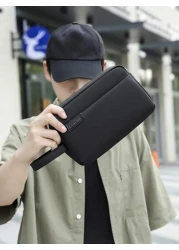 gorchis New Arrival Men s Large Capacity Handheld Bag With Multiple Pockets Water Proof And Design Suitable For Travel Toiletry Men Clutch Bag Handbag Wristlet Bag Purses Anti Theft Bag Stylish Practi