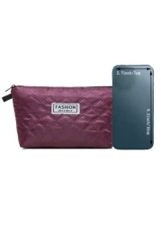 He New Diamond Shaped Checkered Cosmetic Bag Features A High Level Of Appearance It Is A Portable And Hand Held Cosmetic Bag For Storage And A Small Square Bag For Washing