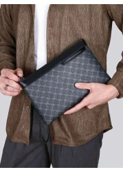 1pc Fashion Wrist Bag Clutch Square Bag Envelope Handbag Made Of Scratches Resistant PU Material Suitable For Party Commute With Multiple Pockets And Exquisite Vintage Pattern Personalized Gifts Valen