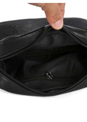 peach tree قطعة واحدة شنطة رجالية أعمال بعصا من علامة تجارية بشجرة الخوخ مصنوعة من بي يو ذات وسادة مربعة وحبل للمعص