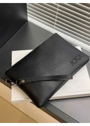 Men s Fashion Stylish Casual Litchi Grain Clutch Bag