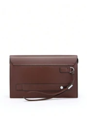 gorchis New Clutch Bag With Multiple Pockets Password Lock Anti Theft Large Capacity Business Casual Style Quality Handbag Wristlet Bag Organizer Storage Portable Wallet Gifts Fall Christmas Scream Me