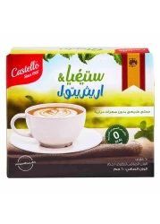 Castello Stevia and Erythritol Natural Origin Zero Calorie Sweetener Sachets, 60g