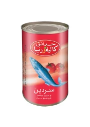حدقائق كاليفورنيا سردين في صلصة الطماطم 155 غرام