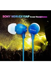 Docooler - MDR-EX15AP In-ear Headphones 3.5mm Wired Earbud Smart Phone Headset Hands-free with Mic In-line Control EX Series