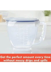 Lock &amp; Lock Special Measuring Cup HPL982 Clear And Blue 1L