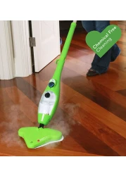Steam Mop &amp; Handheld Steam Cleaner, 10-in-1 Multipurpose Floor Steamer for Hardwood, Tile, Grout, Upholstery &amp; Carpet, Chemical-Free Deep Cleaning.