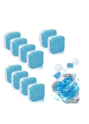 Deep Clean Washing Machine Tablets &ndash; Descaling Tub Cleaner Powder for Front &amp; Top Load Machines, Removes Drum Stains, Residue, and Odors &ndash; Effective Washing Machine
