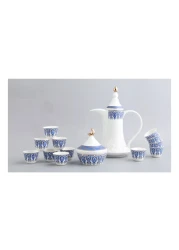 Neoflam Cawa Coffee Cups Set With Dallah And Dates Bowl Assorted 16 PCS